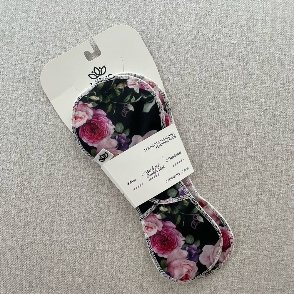 Reusable bamboo maxi pads large overnight